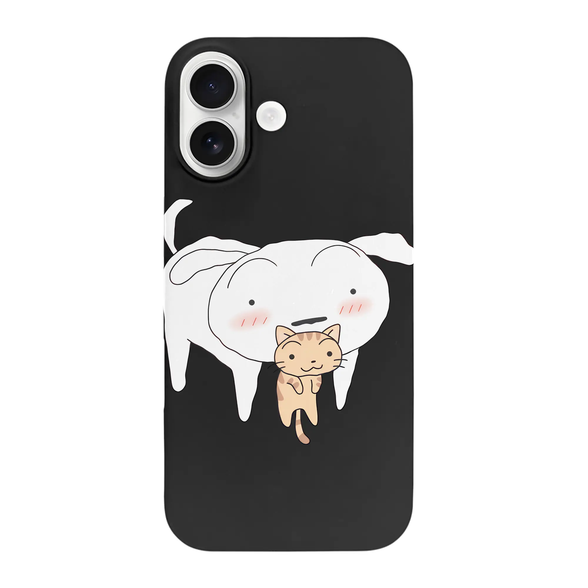 クレヨンしんちゃん グッズ シロ - iPhone 17 シリーズ シリコンケース 薄型 耐衝撃 指紋防止 ソフトタッチカバー 精密フィット 傷防止 保護ケース iPhone 17/17 Air/17 Pro/17 Pro Max 対応